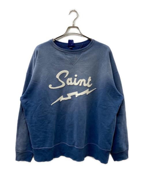 SAINT MICHAEL（セントマイケル）SAINT MICHAEL (セントマイケル) 25SS SAINT CRW-N SWEAT ネイビー サイズ:XLの古着・服飾アイテム