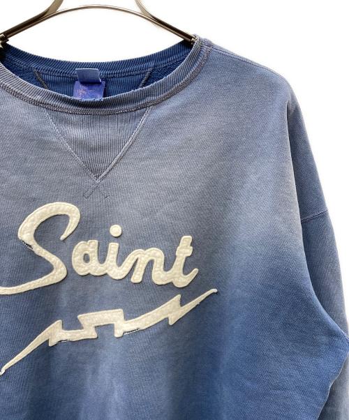 SAINT MICHAEL（セントマイケル）SAINT MICHAEL (セントマイケル) 25SS SAINT CRW-N SWEAT ネイビー サイズ:XLの古着・服飾アイテム