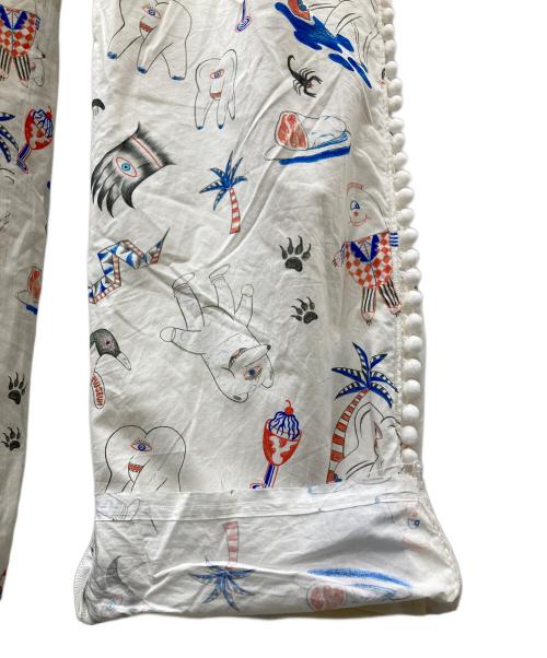 Midorikawa（ミドリカワ）Midorikawa (ミドリカワ) OUT OF MUSEUMグラフィックパンツ トリコロールカラー サイズ:Freeの古着・服飾アイテム