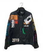 NEXUSVIIネクサスセブン）の古着「G-9 AKIRA MOD パッチワークジップアップジャケット」｜ブラック