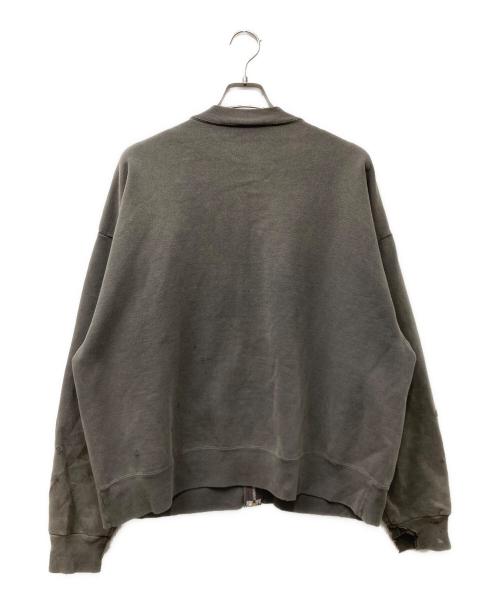 SAINT MICHAEL（セントマイケル）SAINT MICHAEL (セントマイケル) ZIP UP ジップアップスウェットブルゾン グレー サイズ:SIZE XLの古着・服飾アイテム