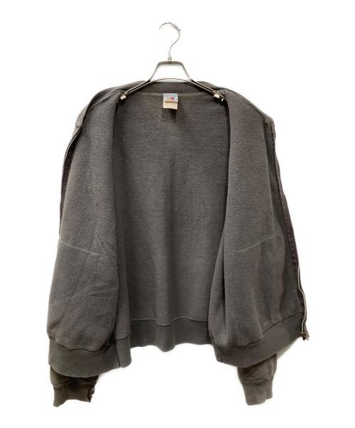 SAINT MICHAEL（セントマイケル）SAINT MICHAEL (セントマイケル) ZIP UP ジップアップスウェットブルゾン グレー サイズ:SIZE XLの古着・服飾アイテム
