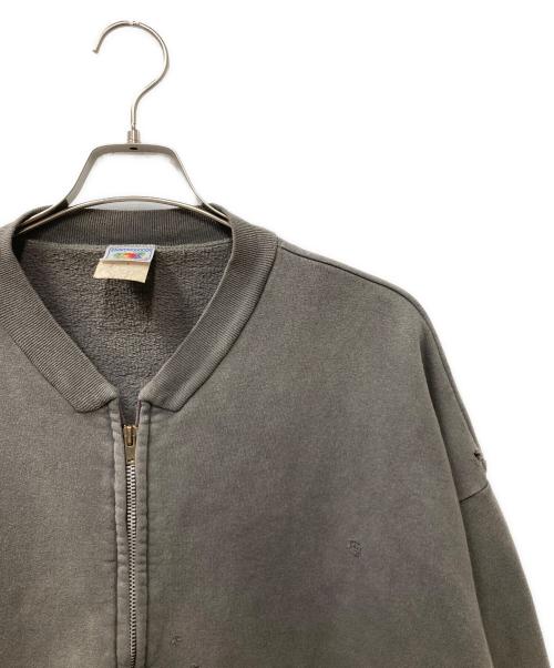 SAINT MICHAEL（セントマイケル）SAINT MICHAEL (セントマイケル) ZIP UP ジップアップスウェットブルゾン グレー サイズ:SIZE XLの古着・服飾アイテム