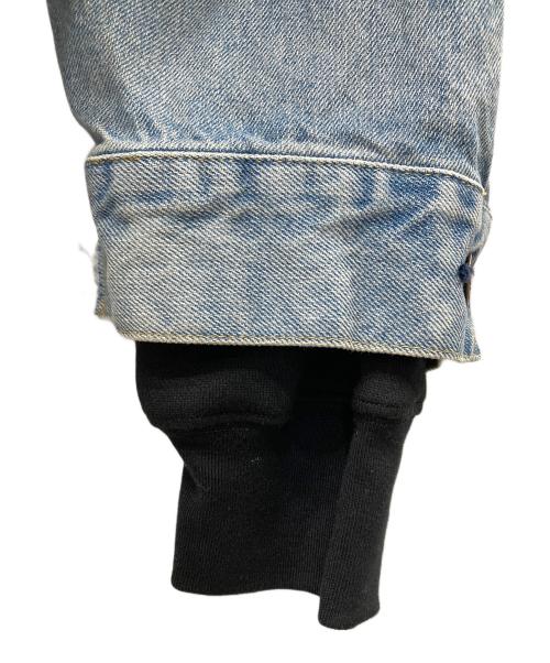 JUNYA WATANABE COMME des GARCONS（(ジュンヤワタナベ コムデギャルソン）JUNYA WATANABE COMME des GARCONS ((ジュンヤワタナベ コムデギャルソン) LEVI'S (リーバイス) DENIM JACKET ブルー×ブラック サイズ:SIZE Lの古着・服飾アイテム