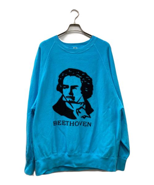 NEXUSVII（ネクサスセブン）NEXUSVII (ネクサスセブン) SCHRODER シュナイダーベートーベンスウェット ブルー×ブラック サイズ:XLの古着・服飾アイテム