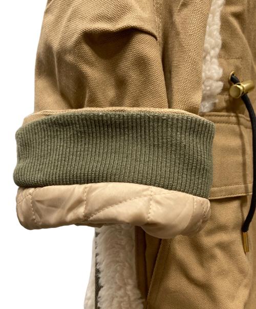 sacai（サカイ）sacai (サカイ) CarHartt (カーハート) Canvas Parka Siberian ベージュ サイズ:1の古着・服飾アイテム