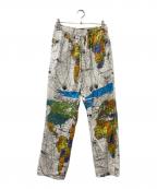 SAINT MICHAELセントマイケル）の古着「DW PAJAMA PNT/WORLD MAP」｜マルチカラー