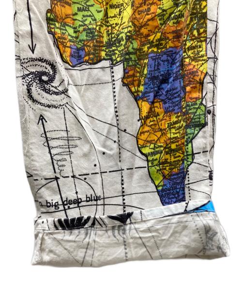 SAINT MICHAEL（セントマイケル）SAINT MICHAEL (セントマイケル) DW PAJAMA PNT/WORLD MAP マルチカラー サイズ:Mの古着・服飾アイテム