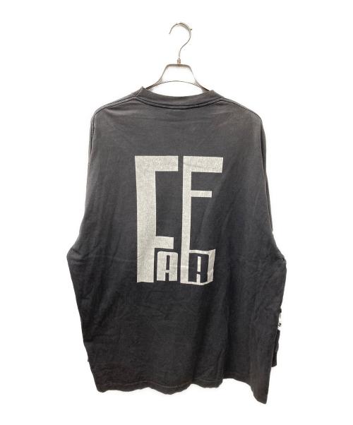 SAINT MICHAEL（セントマイケル）SAINT MICHAEL (セントマイケル) FEAR OF GOD (フィア・オブ・ゴッド) FG LS TEE/SNT OF GOD グレー×ホワイト サイズ:OSの古着・服飾アイテム