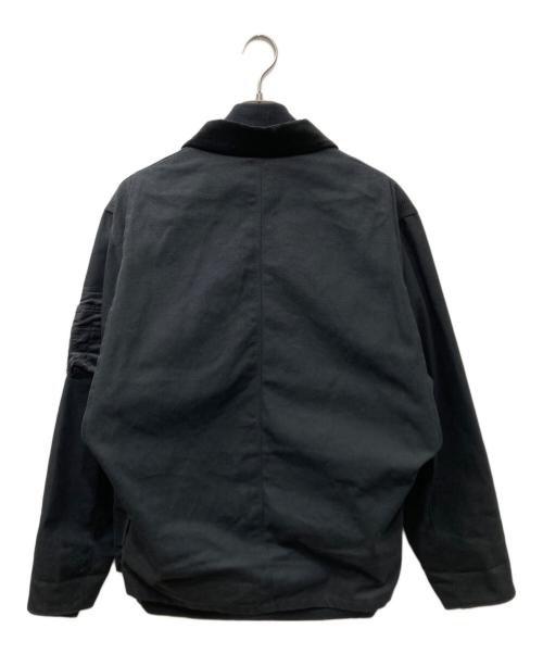 sacai（サカイ）sacai (サカイ) CARHARTT WIP (カーハート ワークインプログレス) CanvasxMA-1 JK Michigan ブラック サイズ:2の古着・服飾アイテム