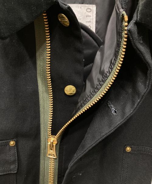 sacai（サカイ）sacai (サカイ) CARHARTT WIP (カーハート ワークインプログレス) CanvasxMA-1 JK Michigan ブラック サイズ:2の古着・服飾アイテム