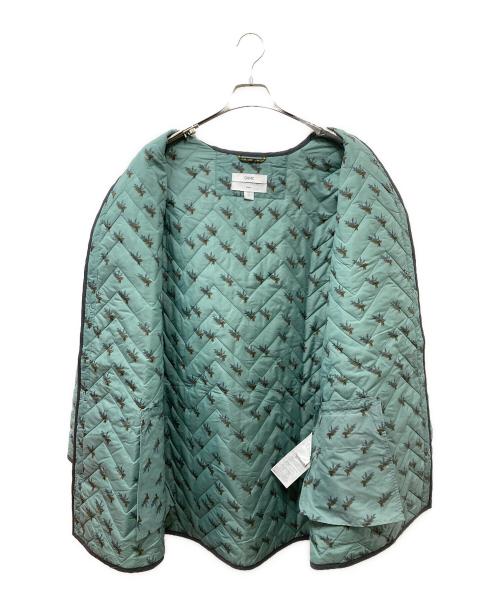 OAMC（オーエーエムシー）OAMC (オーエーエムシー) Floral Printed ISM Quilted Duster Coat グリーン サイズ:Mの古着・服飾アイテム