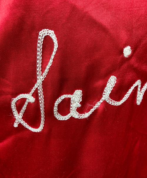 SAINT MICHAEL（セントマイケル）SAINT MICHAEL (セントマイケル) 23ss VARSITY JACKET RED MICHAEL レッド×イエロー サイズ:Mの古着・服飾アイテム