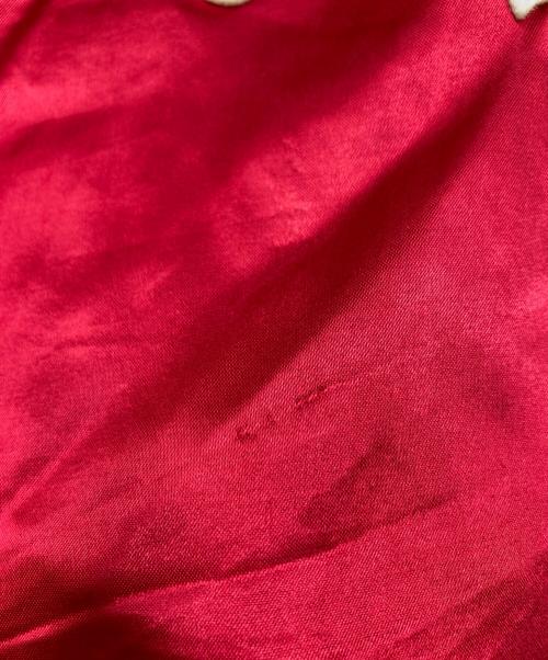 SAINT MICHAEL（セントマイケル）SAINT MICHAEL (セントマイケル) 23ss VARSITY JACKET RED MICHAEL レッド×イエロー サイズ:Mの古着・服飾アイテム