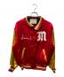 SAINT MICHAEL（セントマイケル）の古着「23ss VARSITY JACKET RED MICHAEL」｜レッド×イエロー