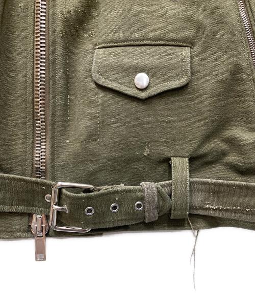 READYMADE（レディメイド）READYMADE (レディメイド) MOTOR CYCLE JACKET オリーブ サイズ:2の古着・服飾アイテム
