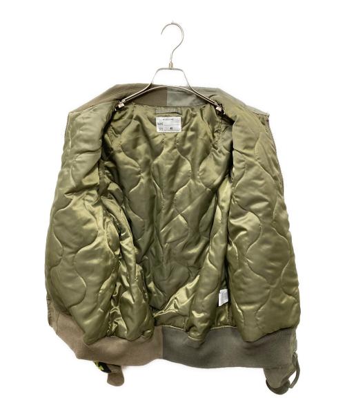 NEXUSVII（ネクサスセブン）NEXUSVII (ネクサスセブン) JUMBLED FLIGHT JACKET オリーブ サイズ:48の古着・服飾アイテム