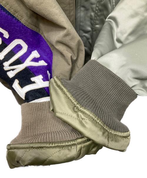 NEXUSVII（ネクサスセブン）NEXUSVII (ネクサスセブン) JUMBLED FLIGHT JACKET オリーブ サイズ:48の古着・服飾アイテム