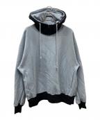 Champion×N.HOOLYWOODチャンピオン×エヌ ハリウッド）の古着「コラボフーデッドスウェットシャツ」｜ブルー×ブラック