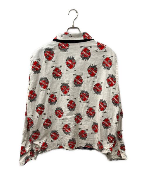 READYMADE（レディメイド）READYMADE (レディメイド) BOWWOW (バウワウ) MURO (ムロ) Reversible Jacket ホワイト×レッド サイズ:Lの古着・服飾アイテム