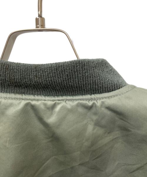 SAINT MICHAEL（セントマイケル）SAINT MICHAEL (セントマイケル) MA-1/DAMEGE/KHAKI オリーブ×ブルー サイズ:Lの古着・服飾アイテム