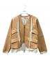 Midorikawa（ミドリカワ）の古着「Docking Leather Blouson」｜ベージュ