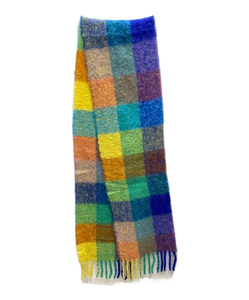 Acne studios（アクネ ストゥディオズ）ACNE STUDIOS (アクネ ストゥディオス) モヘア混フリンジマフラー マルチカラーの古着・服飾アイテム