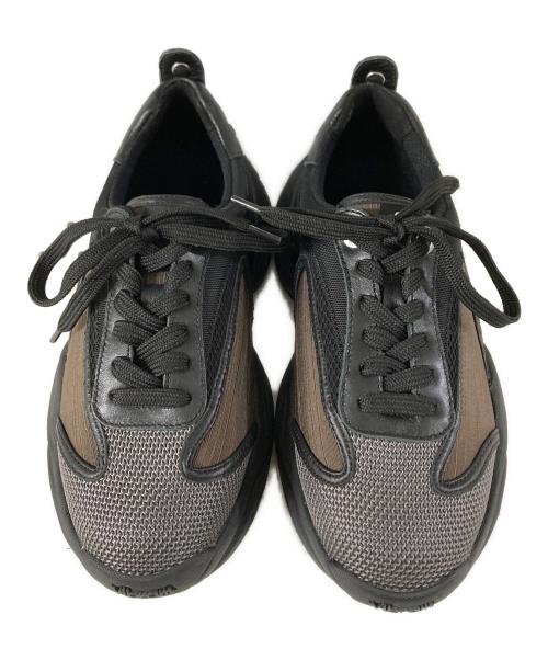 OAO（オーエーオー）OAO (オーエーオー) FABER ローカットスニーカー ブラック×グレー サイズ:SIZE 24cmの古着・服飾アイテム
