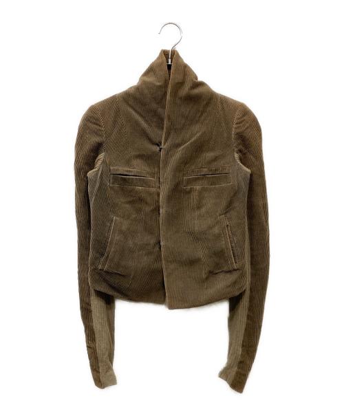 RICK OWENS（リックオウエンス）RICK OWENS (リックオウエンス) アーカイブコーデュロイジャケット ブラウン サイズ:不明の古着・服飾アイテム