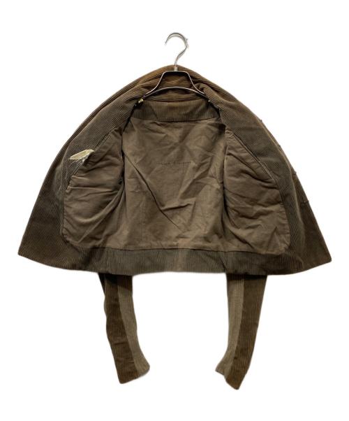 RICK OWENS（リックオウエンス）RICK OWENS (リックオウエンス) アーカイブコーデュロイジャケット ブラウン サイズ:不明の古着・服飾アイテム