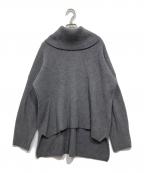 DRAWERドゥロワー）の古着「タートルネックニット」｜グレー