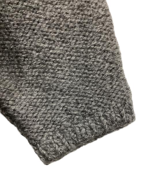 DRAWER（ドゥロワー）DRAWER (ドゥロワー) ウールモヘア半袖ニット グレー サイズ:1の古着・服飾アイテム