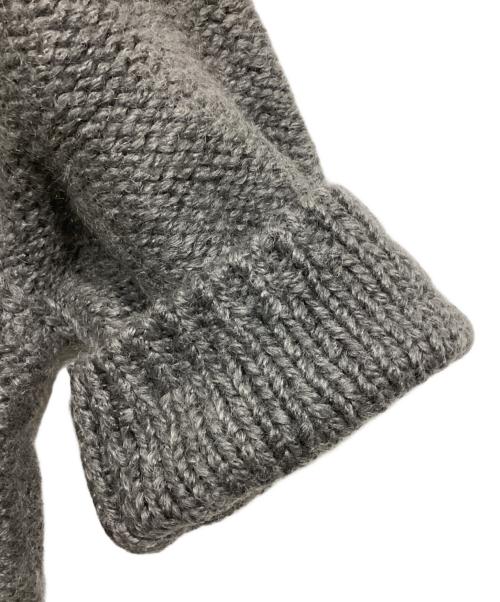 DRAWER（ドゥロワー）DRAWER (ドゥロワー) ウールモヘア半袖ニット グレー サイズ:1の古着・服飾アイテム