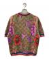 GUCCI (グッチ) FLORAL MONOGRAM T-SHIRT ニットTシャツ マルチカラー サイズ:S：39000円