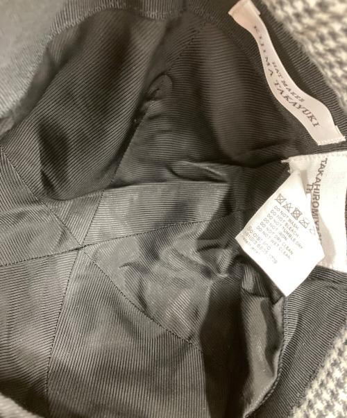 kijima takayuki（キジマタカユキ）KIJIMA TAKAYUKI (キジマタカユキ) TAKAHIROMIYASHITA TheSoloIst. (タカヒロミヤシタ ザソロイスト) watch cap. ブラック×ホワイトの古着・服飾アイテム