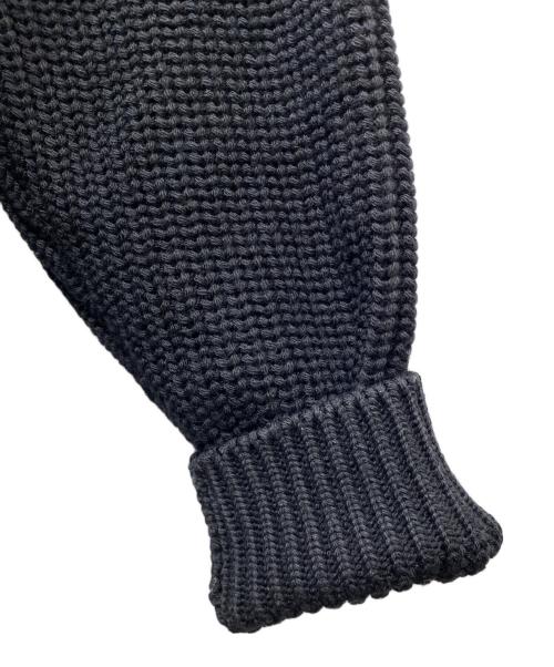 BATONER（バトナ―）BATONER (バトナ―) Women SIGNATURE CREW NECK ニット ブラック サイズ:1の古着・服飾アイテム