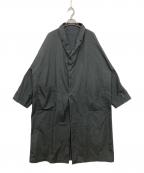 NIZYU KANOニジュウカノウ）の古着「ローブコート ステンカラーコート」｜グレー