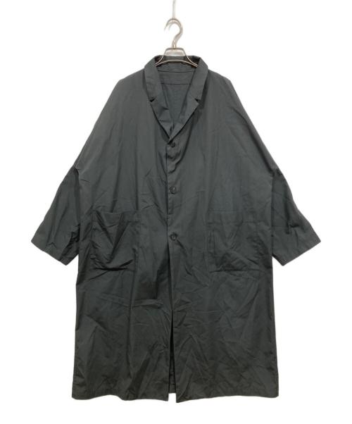 NIZYU KANO（ニジュウカノウ）NIZYU KANO (ニジュウカノウ) ローブコート ステンカラーコート グレー サイズ:Fの古着・服飾アイテム