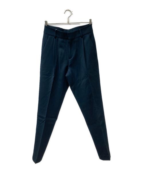 DRIES VAN NOTEN（ドリスヴァンノッテン）DRIES VAN NOTEN (ドリスヴァンノッテン) ウールスラックス ネイビー サイズ:44の古着・服飾アイテム