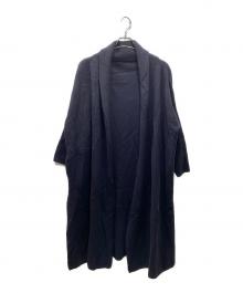 DEUXIEME CLASSE（ドゥーズィエム クラス）の古着「スムースニットガウンコート」｜ネイビー