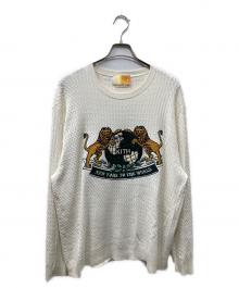 KITH（キス）の古着「NY To The World Cable Crewneck」｜ホワイト