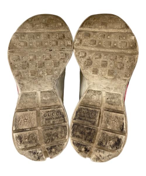 GUCCI（グッチ）GUCCI (グッチ) 19ss ライトン マウス プリントローカットスニーカー ホワイト サイズ:SIZE 7 1/2の古着・服飾アイテム