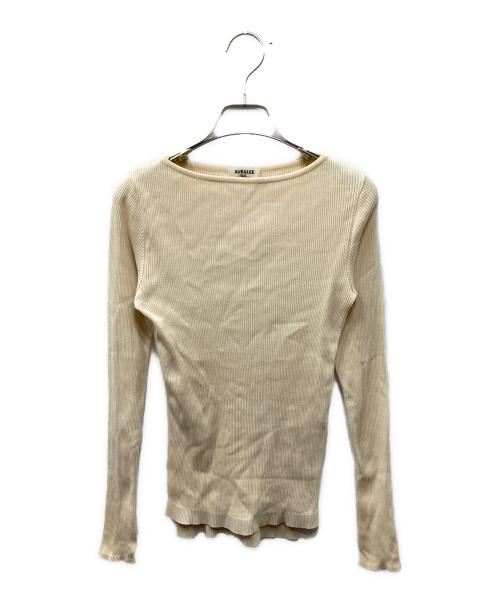 AURALEE（オーラリー）AURALEE (オーラリー) Ron Herman (ロンハーマン) 別注ロングスリーブカットソー ベージュの古着・服飾アイテム