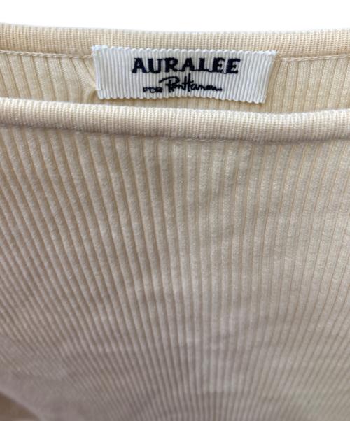 AURALEE（オーラリー）AURALEE (オーラリー) Ron Herman (ロンハーマン) 別注ロングスリーブカットソー ベージュの古着・服飾アイテム