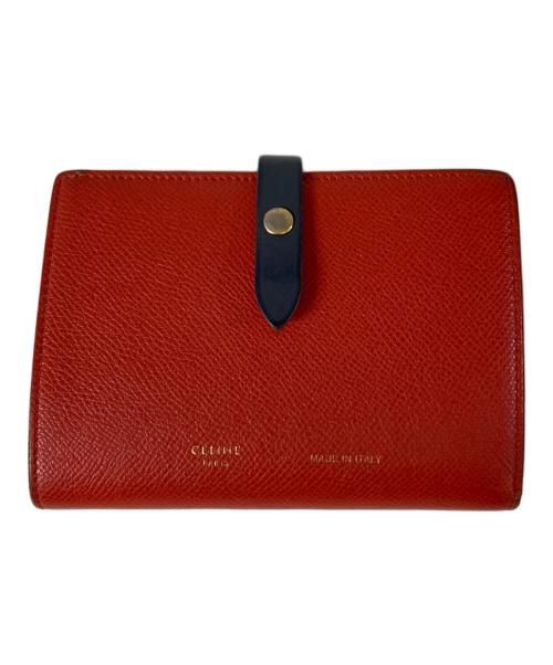 CELINE（セリーヌ）CELINE (セリーヌ) 2つ折り財布 レッド サイズ:OneSizeの古着・服飾アイテム