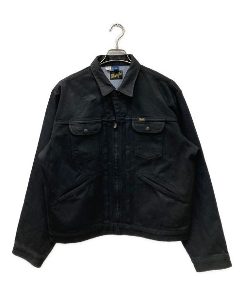 Wrangler（ラングラー）Wrangler (ラングラー) CITYSHOP (シティショップ) 別注 COATING JACKET ブラック サイズ:40の古着・服飾アイテム