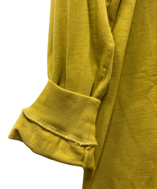 RICK OWENS（リックオウエンス）RICK OWENS (リックオウエンス) 18ss DIRT HEAVYWEIGHT HOODIE イエロー サイズ:Mの古着・服飾アイテム