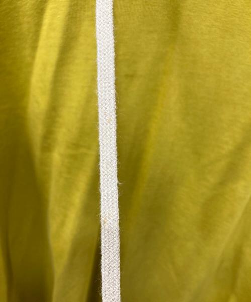 RICK OWENS（リックオウエンス）RICK OWENS (リックオウエンス) 18ss DIRT HEAVYWEIGHT HOODIE イエロー サイズ:Mの古着・服飾アイテム