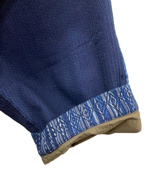 A BATHING APE（ア ベイシング エイプ）A BATHING APE (ア ベイシング エイプ) MILITARY KIMONO JACKET ユーズド加工着物ジャケット ネイビー×グリーン サイズ:Mの古着・服飾アイテム