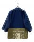 A BATHING APE (ア ベイシング エイプ) MILITARY KIMONO JACKET ユーズド加工着物ジャケット ネイビー×グリーン サイズ:M：20000円